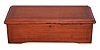 Switzerland, cylinder music box, playing 10 tunes on an 8.5 inch cylinder in a figured sycamore box with original polychrome tune card under the lid.