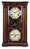 Seth Thomas Clock Co., Plymouth Hollow, Conn., "Parlor Calendar" shelf clock with a weight driven, 8 day, time and strike movement and a Mix Brothers perpetual calendar mechanism in a rosewood veneered case.