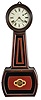 E. Howard & Co., Boston, Mass., "No. 5 Regulator", 8 day, weight driven brass movement banjo wall timepiece.