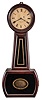 Howard & Davis, Boston, Mass., "Regulator No. 2", 8 day, weight driven, brass movement banjo wall timepiece.