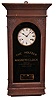 Holtzer-Cabot Co., Boston, Mass., "Holtzer Magneto Clock", 8 day, time and recorder function for 6 watchman's stations, twin-spring balance wheel movement for the time recorder and independent 8 day, twin-spring pendulum movement for the wall regulator, all in an oak case with black glass and gold leaf lettering with the name of the clock and manufacturer.