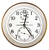Hamilton Watch Co., Lancaster, Penn., model 21 marine chronometer and bowl only, 14 jewel, key wind and set, straight line damascened nickel plate movement with spring detent escapement and chronometer balance with helical balance spring, Arabic numeral, silvered metal dial with wind indicator, black painted steel spade and poker hands, serial #2E12680, contained in a cylindrical aluminum shipping container