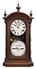 Southern Calendar Clock Co., St. Louis, Mo., "Fashion No. 4" shelf clock with a Seth Thomas spring driven, 8 day, time and strike movement and a R. T. Andrews perpetual calendar mechanism in a walnut case.