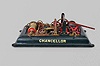 England, tower clock, time and strike, weight driven movement signed "CHANCELLOR" on green painted cast iron frame