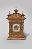 Germany, Lenzkirch for L. Charvel Aine & Cie, Lyon, "Model 131", 8 day, time and strike, spring brass movement bracket clock striking on two hammers.