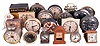 Clocks- 54 (Fifty-four) Alarm and Travel Clocks: antique and vintage travel and alarm clocks by makers including Seth Thomas, Westclox, Ingraham, Lux, and others.