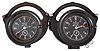 Clocks- 5 (Five) Seth Thomas Naval Course Clocks: Seth Thomas Clock Co., Thomaston, Conn., for U.S. Navy and U.S. Maritime Commission, two "Mark II, Mod. 0 Course Clocks", two "Zig Zag" course clocks, and one "Zig Zag Control" clock with wooden case and original cylindrical batteries.