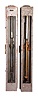 Barometers- 2 (Two) World War II era gimbal-mounted mercurial barometers for U.S. Navy Bureau of Ships: (1) Julian P. Friez, Baltimore, Maryland, brass body, mounted in a gray painted brass box, Navy tag dated 1942. (2) W. M. Welch Scientific Company, Chicago, Illinois, brass body with thermometer, mounted in a gray painted copper box, Navy tag dated 1943.