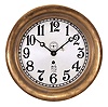 Chelsea Clock Co., Boston, Mass., for The Ashcroft Mfg. Co., New York, engine room clock, 8 day, time only, spring-driven jeweled balance wheel movement in a red brass case with hinged bezel, 8 inch silvered dial with Arabic numerals, subsidiary seconds, and black steel Breguet style hands, movement serial number 167712.