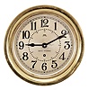 Seth Thomas Clock Co., Thomaston, Conn., "Corsair No. 8" ship's lever, 8 day, time only, spring-driven 11 jewel balance wheel movement with center seconds in a brass case with hinged bezel and hasp, 8 inch silvered dial with Arabic numerals, inner seconds track, and black spade hands.