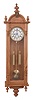 Clocks- 2 (Two): (1) Seth Thomas Clock Co., Thomaston, Conn., "Office No. 5" wall clock, 8 day, time only, spring driven movement in an oak case with painted metal dial, c1910; (2) Reproduction Ansonia "Capitol" wall clock, 8 day, time and strike, weight driven movement in an oak case, c1990.