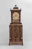 Unknown, Massachusetts, 8 day, time and strike weight-driven brass movement Mass. shelf clock.