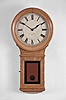 E. Howard & Co., Boston, Mass., "No. 70 Regulator", 8 day, weight brass movement wall timepiece.