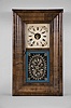 John Birge, Bristol, Conn., 8 day, time and strike detached fusee brass movement OG shelf clock.