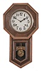 Clocks- 8 (Eight): lot includes two reproduction "bulldog" style rotating eye novelty clocks with eyes indicating the time, three small round top iron case clocks, a two-train German box clock, a time and strike Japanese schoolhouse clock, and small two-train R/A clock by Junghans.