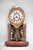 Ansonia Clock Co., New York, "Crystal Palace No. 2 Extra", 8 day, time and strike spring brass movement shelf clock.