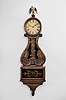 Victor H. Wadlund, 8 day, weight brass movement box lyre wall timepiece. Mr. Wadlund scratched his name into backboard and the date 1952.