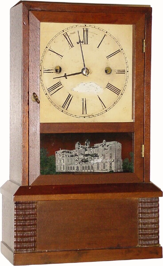 C.1849, Forestville Mfg. Co., J. C. Brown, Bristol, Conn., 30-hour ripple cottage, — Antique Clocks Price Guide