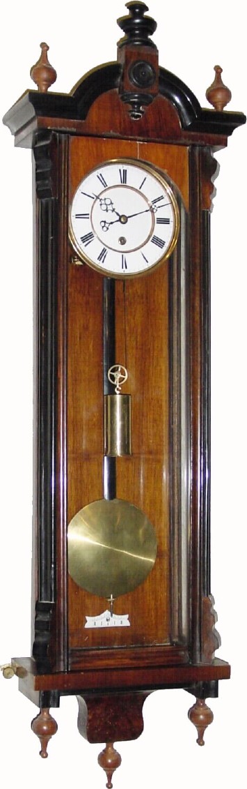 C.1880, German, 1-Weight Regulator in the Viennese style and in generally good condition. — Antique Clocks Price Guide
