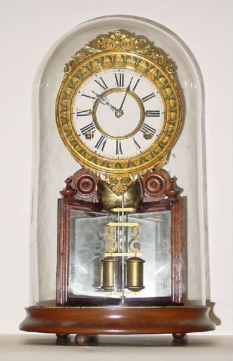 C.1875, Ansonia, Crystal Palace No. 2, now with the bezel from a "No. 2, Extra". — Antique Clocks Price Guide