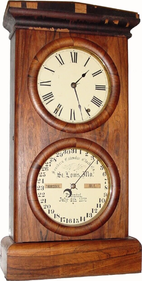C.1880, Seth Thomas Parlor Calendar No. 3, in fair to good condition, — Antique Clocks Price Guide
