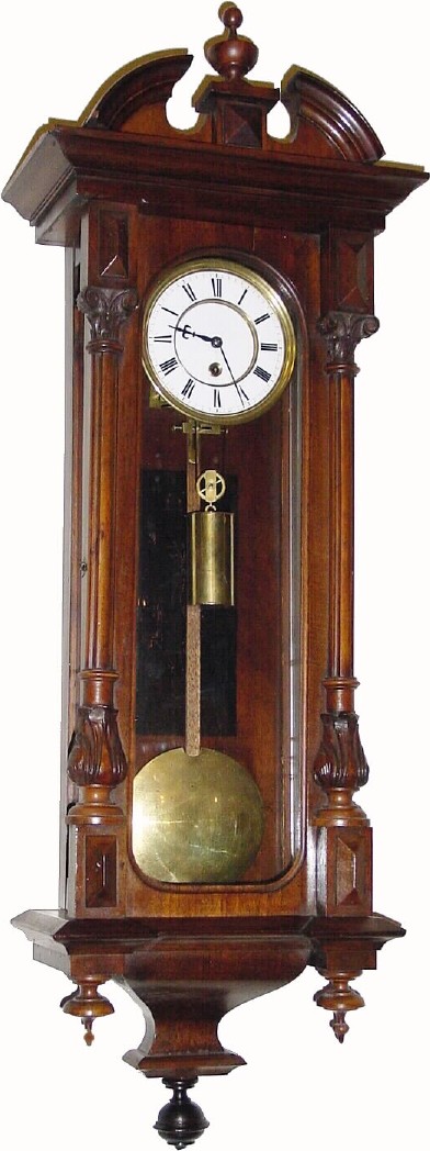 C.1880, Austrian, 1-Wt Miniature, — Antique Clocks Price Guide