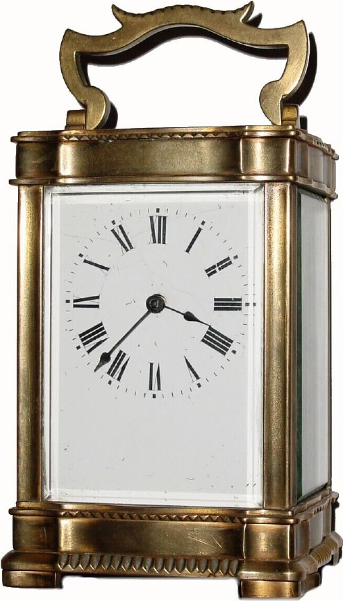 C.1900, French, Brass Cased Carriage — Antique Clocks Price Guide