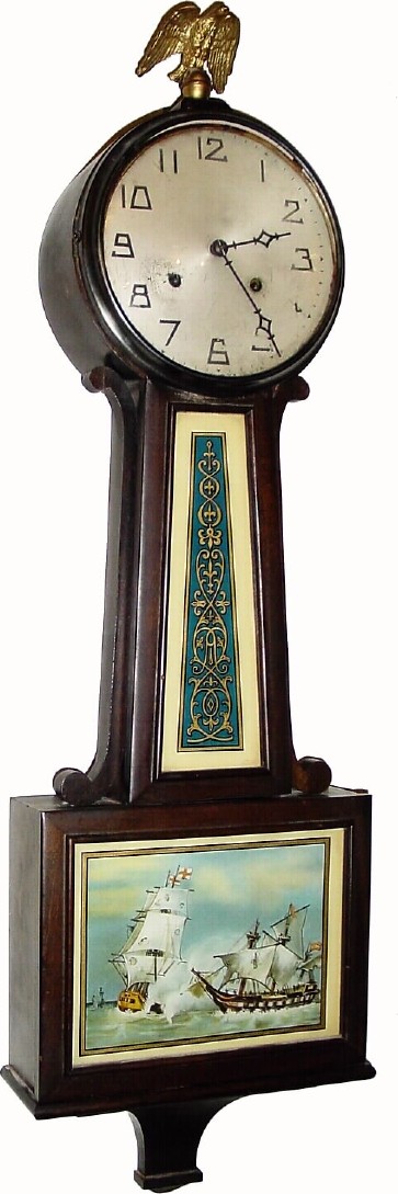 C.1928, New Haven, "WARING" banjo in fair to good original condition. — Antique Clocks Price Guide