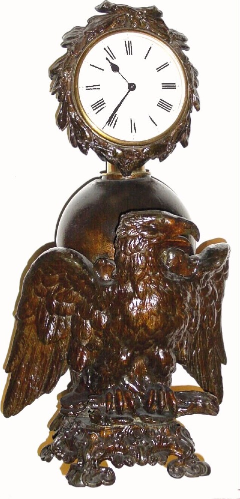 C.1890, French figural clock in the form of an eagle, — Antique Clocks Price Guide