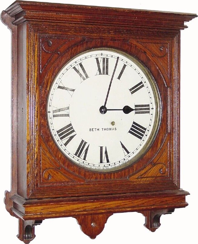 C.1910, Seth Thomas, "OFFICE No. 5" , 8-day timepiece in excellent original condition. — Antique Clocks Price Guide