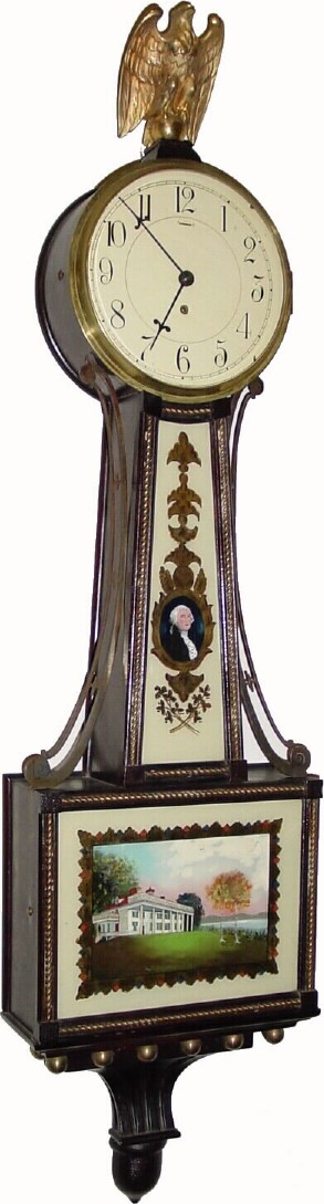 C.1930, Waltham Clock Co., 8-day lever movement banjo, — Antique Clocks Price Guide