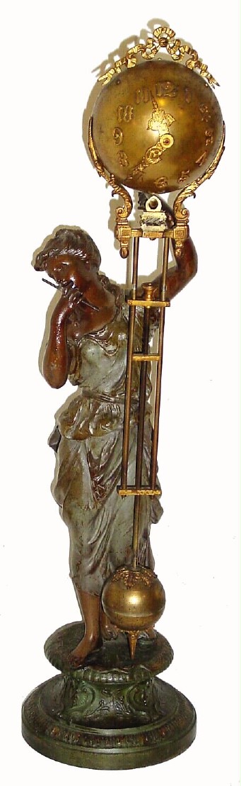 C.1895, Ansonia "Juno Swing" Clock in very good original condition. — Antique Clocks Price Guide