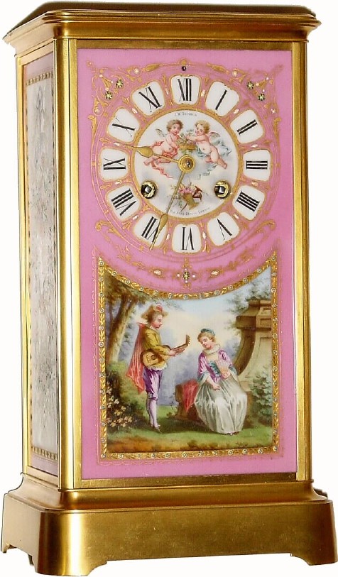 C.1900, French, for J. W. Benson, 35 Old Bond St, London, mantel regulator — Antique Clocks Price Guide