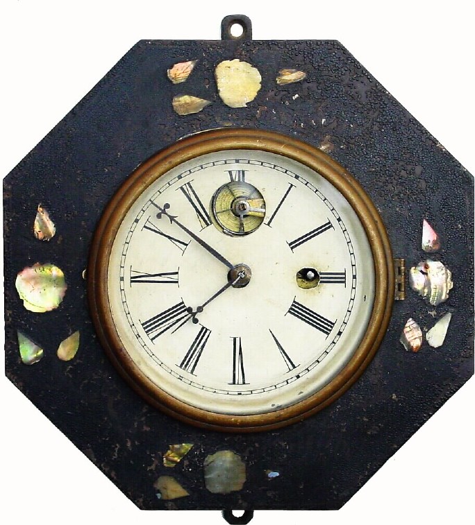 C.1850, Unknown, Iron case gallery timepiece, 30-hour lever/balance in generally good original condition. — Antique Clocks Price Guide