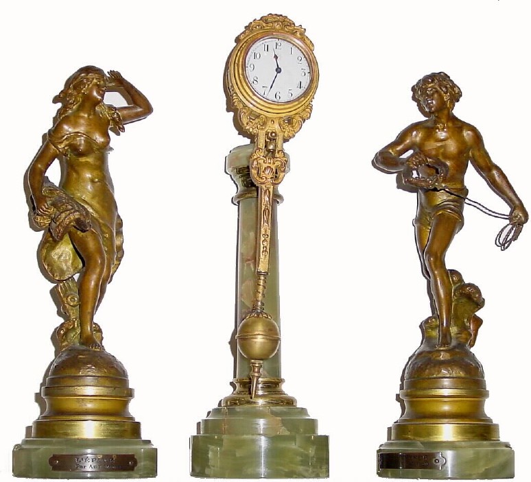 C.1900, German, Junghans, Swing clock set in excellent original condition. — Antique Clocks Price Guide