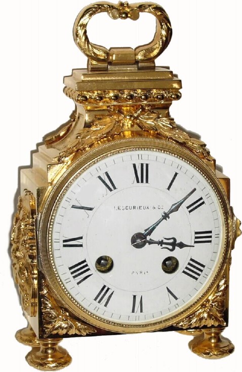C.1880, French, Pendule D'Officier in the style of one century earlier. — Antique Clocks Price Guide
