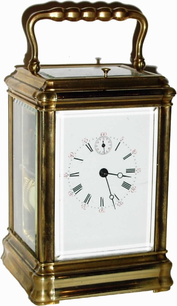 C.1875, French, Soldano, Gorge Cased carriage clock — Antique Clocks Price Guide