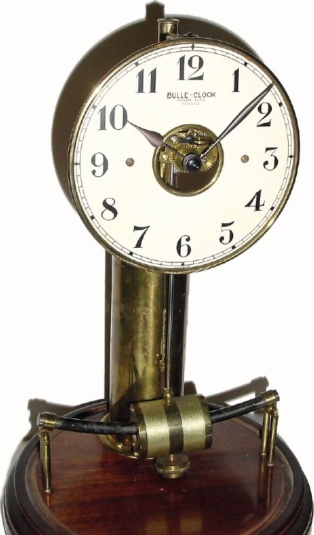 C.1935, French, No. 100, Bulle Dome , battery powered mantel timepiece, in very good original condition. — Antique Clocks Price Guide