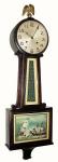 C.1827, New Haven, "WARING" 8-day Spring banjo, striking the hours on a steel rod, and in good original condition. — Antique Clocks Price Guide