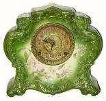 C.1910, Ansonia "No. 411" porcelain china clock in good original condition. — Antique Clocks Price Guide