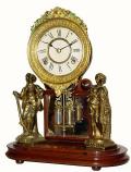 C.1880, Ansonia Clock Co., "Crystal Palace No. 1 Extra" 8-day time and strike walnut mantel clock in very good restored condition. — Antique Clocks Price Guide