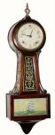 C.1928, New Haven Clock Co., "Winetka" 8-day time/strike banjo clock, in very good original condition. — Antique Clocks Price Guide
