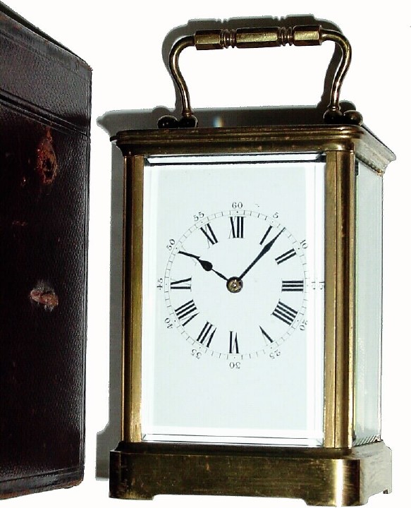 Mixed lot: C.1900, Brass Carriage Clock, — Antique Clocks Price Guide