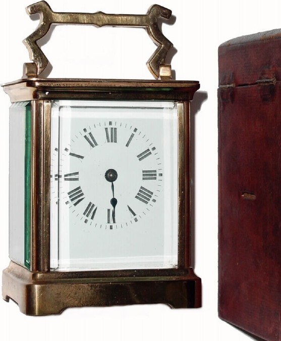 C.1910, French, for the Scottish market, another "short" carriage clock consigned by a Scot. — Antique Clocks Price Guide