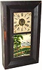C.1845, Alden A. Atkins, Bristol, Conn 30-hour brass OG shelf clock.