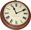 C.1915, Standard Electric Time Co., oak slave timepiece.