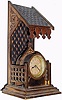 C.1900, Parker and Whipple Mfg. Co., Meriden, CT, 30-hour backwind balance escapement timepiece
