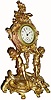 C.1910, Waterbury Clock Co., Waterbury, CT, 30-hour backwind cast spelter case novelty in very good original condition.