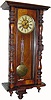 C.1905, German, Kienzle, Large walnut wall regulator with spring movement, in generally good as-found condition.