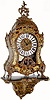 C.1985, Italian, Reproduction of Louis XV style Boulle clock.